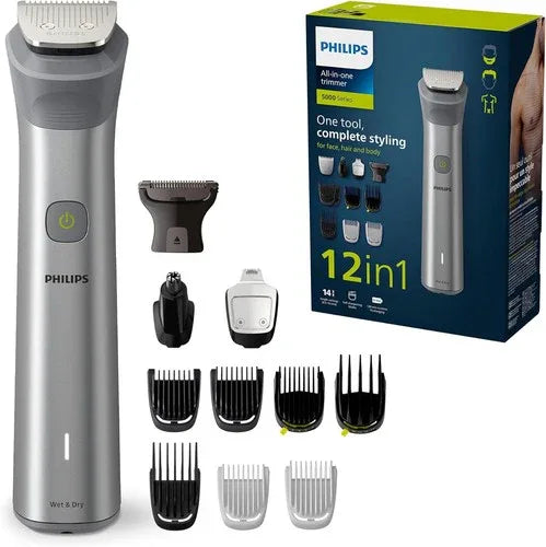 Philips Series 5000 MG5950/15 12-in-1 All-in-One Multigroom Trimmer - Gomix Brands Outlet